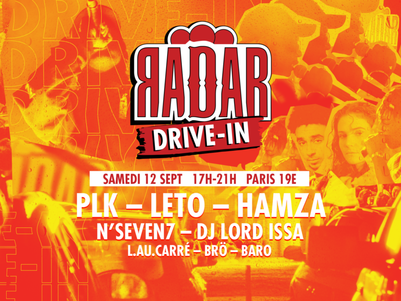 RADAR - Concert Drive-in à Paris le 12.09