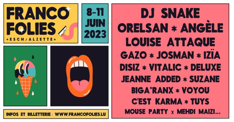Les Francofolies d’Esch/Alzette de retour en 2023