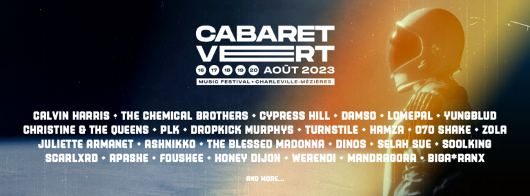 Affiche superbe pour 5 jours de folie au Cabaret Vert